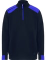 Heren Fleece Sweater Roly Maverick SU8413 navy blue-royal blue